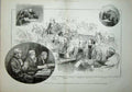Old Antique Print 1888 Parnell Inquiry Commissioners Royal Court Justice 19th