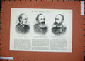 Old Antique Print 1888 Francis Pigou Rev. Alfred Earle Onslow Zealand Men 19th
