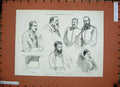Old Antique Print 1888 Sketches Parnell Inquiry Commission Bingham Molloy 19th