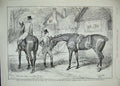 Original Old Antique Print 1889 Advertisment Ellimans Embrocation Horse Sport