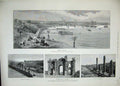 Old Antique Print 1889 Roman Algeria Thaumegas Theatre Geelong Victoria 19th