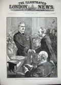 Original Old Antique Print 1889 Testimonials Captain Murrell Mansion House 19th