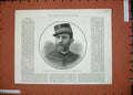 Original Old Antique Print 1889 General Boulanger French Siers War Army Man