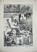 Old Antique Print 1889 Brazil Alagoas Mulatto Woman America Rio Mundatin 19th