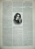 Antique Old Print 1889Mount Pilatus Railway Lucerne Esel Train Eliza Cook 19th