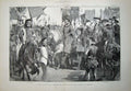 Old Antique Print 1889 Lords Mayor London Procession Horses Street Town 19th