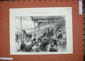 Old Antique Print 1889 Queen Royal Agricultural Show Windsor Park London 19th