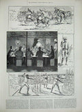 Original Old Antique Print 1890 Christmas Lushai Expedition Cole Goorkhas War