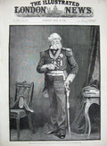 Old Antique Print 1890 Admiral Sir Provo Wallis Navy War Portrait Taylor 19th