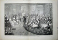 Old Antique Print Children'S Orchestra Queen Windsor Castle London 1890 19th