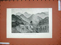 Original Old Antique Print Lushai Expedition Village Larkia Mountains 1890 Art