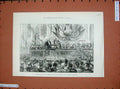 Old Antique Print 1890 Presentation Freedom City London Stanley Guildhall 19th