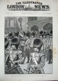 Old Antique Print 1892 Battle Alma Queen'S Colour St James'S Palace Army 19th