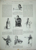 Old Antique Print 1892 Agriculture Lowther Chaplin Suanders Sappho Lady 19th