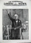 Original Old Antique Print 1892 Gladstone Music Hall Edinburgh Theatre Glasgow