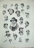 Old Antique Print 1892 Elections Polling Parliament Stanley Lambeth Men 19th