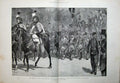 Antique Old Print 1892 France Car La Marseillaise Boulevard Des Capucines 19th