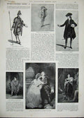 Old Antique Print 1893 Duck Shooting India Shakspere Hamlet Romeo Juliet 19th