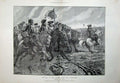 Old Antique Print 1893 Battles British Army War Marlborough Cavalry Art 19th