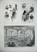 Old Antique Print 1894 Lord Rosebery Corn Exchange Edinburgh Characters 19th