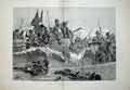 Original Old Antique Print 1894 British Army Aboukir Bay Siers War Highlanders