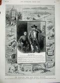 Old Antique Print 1896 Transvaal War Advertisement Bovril Colman'S Fry'S 19th