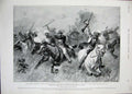 Old Antique Print 1896 Matabili War Charge Afrikanders Colenbrander Boers 19th