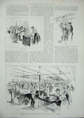 Old Antique Print 1896 Cycle Manufactory Nickel Machinery Coventry Singer 19th