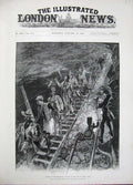 Old Antique Print 1896 Mining Johannesburg Natives Railway Track Africa 19th