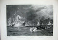 Old Antique Print 1896 British Ships America Pelican Tartar War Pheasant 19th