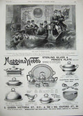Original Old Antique Print 1896 Advertisement Mappin Webb Silver Bechuanaland