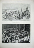 Original Old Antique Print 1896 Justin Mccarthy Johannesburg Agricultural Show