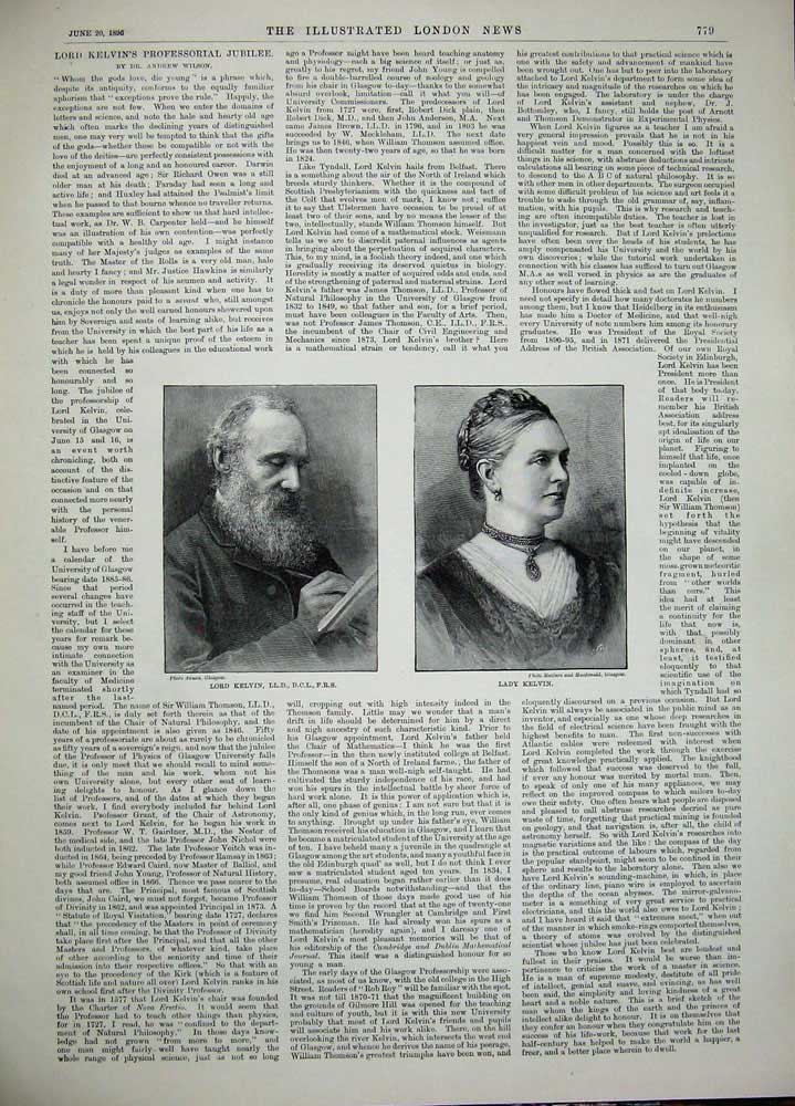 Old Antique Print 1896 Matabili War Swinburne Burnham Lord Kelvin Lady 19th