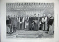 Antique Old Print 1896 Princess Flanders Prince Orleans Westminster House 19th