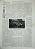 Antique Old Print 1896 Matabili War Inseza Gifford Southey Gaberones Oxen 19th