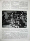 Antique Old Print 1896Hungarian Exhibition Budapest Matabili War Buluwayo 19th