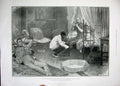 Antique Old Print 1896 Ashanti War Cape Coast Castle Prince Christian Bed 19th