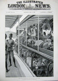 Original Old Antique Print 1896 Dongola War Nile Steamer Ship Soudanese Siers