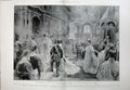 Old Antique Print 1896 Coronation Czar Metropolitn Emperor Holy Chrism 19th