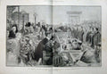 Old Antique Print 1896 Dr Jameson Officers Bow Street Court Villiers Men 19th