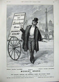 Old Antique Print 1896 Advertisement Brooke'S Monkey Brand Soap Cleaning 19th