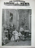 Old Antique Print 1896 Duke Duchess York Children Family Fine Art Steen 19th