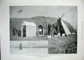 Original Old Antique Print 1896 British Government Eclipse Expedition Karmakuly