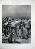Old Antique Print 1896 Matabili Mashona Revolt Fort Salisbury Woodville 19th