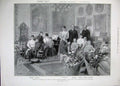 Old Antique Print 1896 Marriage Princess Maud Wales Charles Denmark King 19th