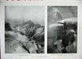 Old Antique Print 1896 New Zealand Alps Mountains Mount Cook Silberhorn 19th