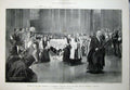 Old Antique Print 1896 Funeral Archbishop Canterbury Choir Cathedral Art 19th