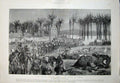 Old Antique Print 1896 Dongola War Battle Ferket Army Horse Army Wright 19th