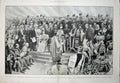Old Antique Print 1896 Prince Wales Chancellor Welsh University Doctor 19th