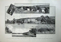 Antique Old Print 1897 Kingstown Pier Ireland Killarney Barons Court Duke 0 19th
